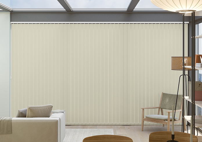 Trinity (FR Blackout), Rice Paper - Vertical Blind - Image 6